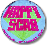 Image of Happy Scab Drum Sign